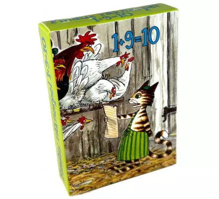 Findus räknespel – 1 plus 9 är lika med 10