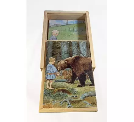 Beskow Visor 4 X Träpussel