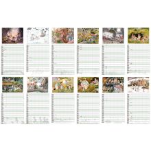 Tomtebobarnens familjekalender 2026