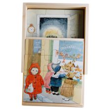 Kotten 4 X Träpussel