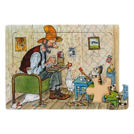 Findus flyttar ut rampussel