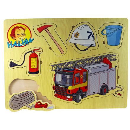 Halvan brandbil fingerpussel