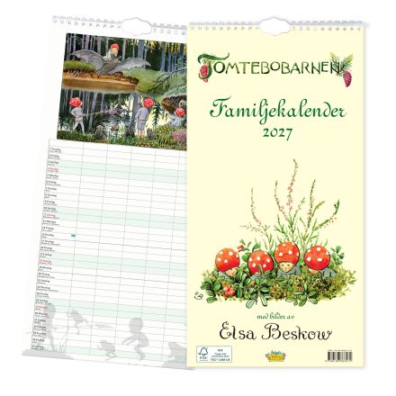 Tomtebobarnens familjekalender 2027
