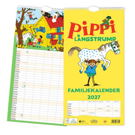 Pippi Långstrump - familjekalender 2027