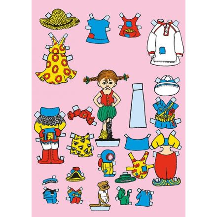 Pippi klippdocka A4