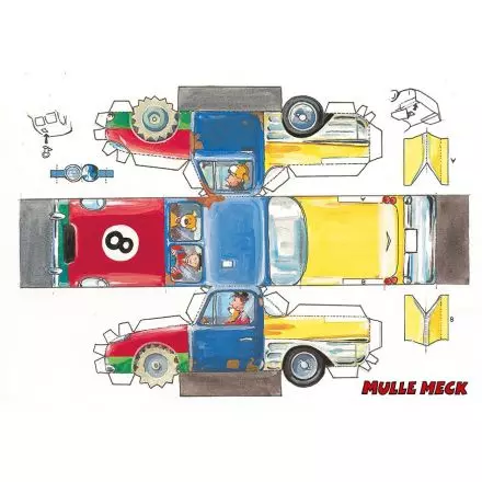 Mulle Meck bil klippark A4