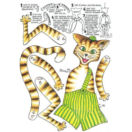 Findus sprattelfigur svensk