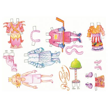 Prinsessan klippdocka