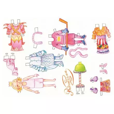 Prinsessan klippdocka