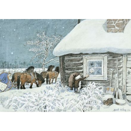 Lille Viggs julafton, ladan