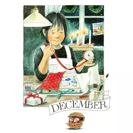 December Linneas månadskort